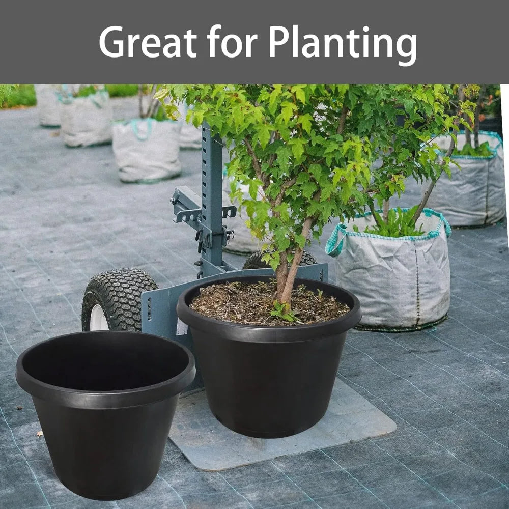 Jiaoying 15 Gallon Nursery Pots 10 Pack For Seedlings