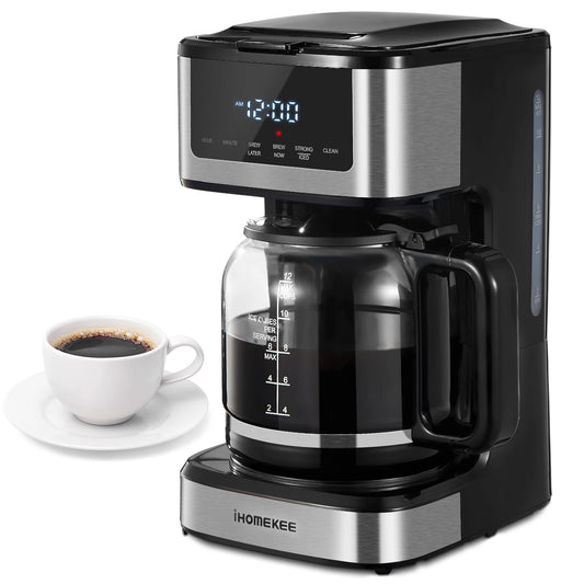 Yabano Programmable Drip Coffee Maker 12 Cup Iced Coffee