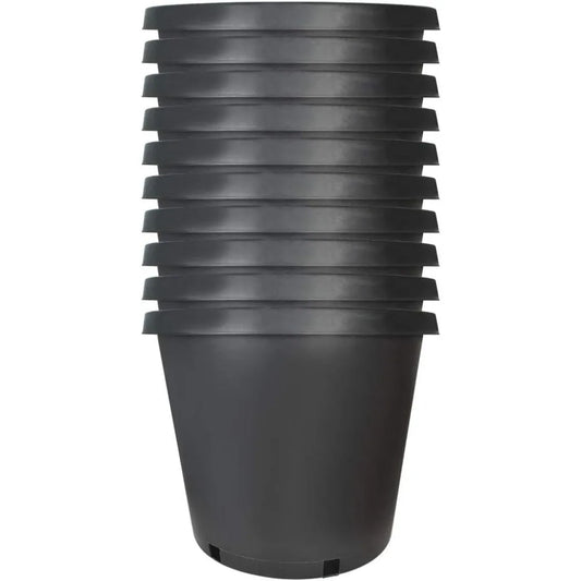 Jiaoying 15 Gallon Nursery Pots 10 Pack For Seedlings