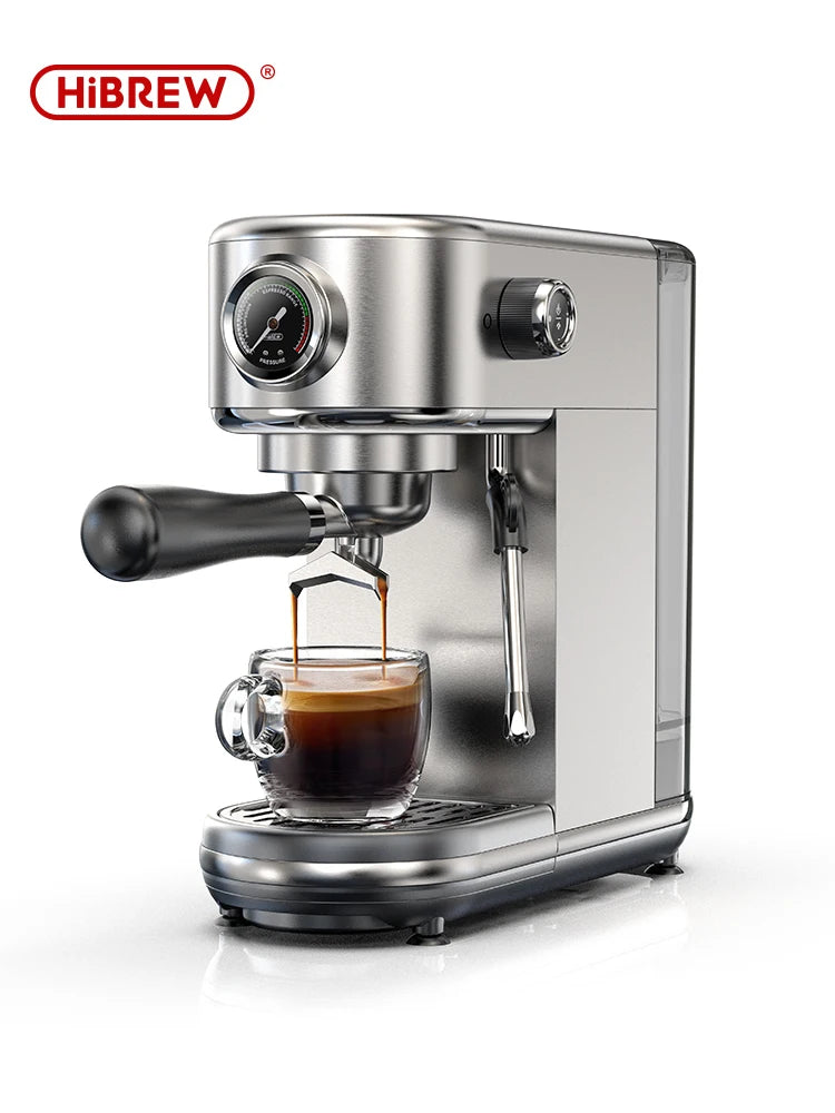 HiBREW 20Bar Semi Automatic Espresso Machine Cold Hot Home