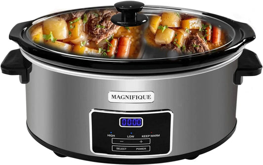 Iosn 7 Quart Programmable Slow Cooker Keep Warm For Family