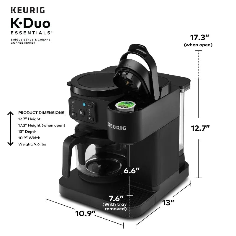 Keurig K-Duo Essentials Coffee Maker Hot Iced Carafe Home