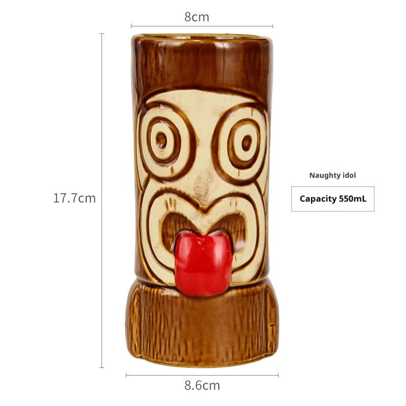 Personalized Tiki Mugs For Party Lovers Creative Drinkware