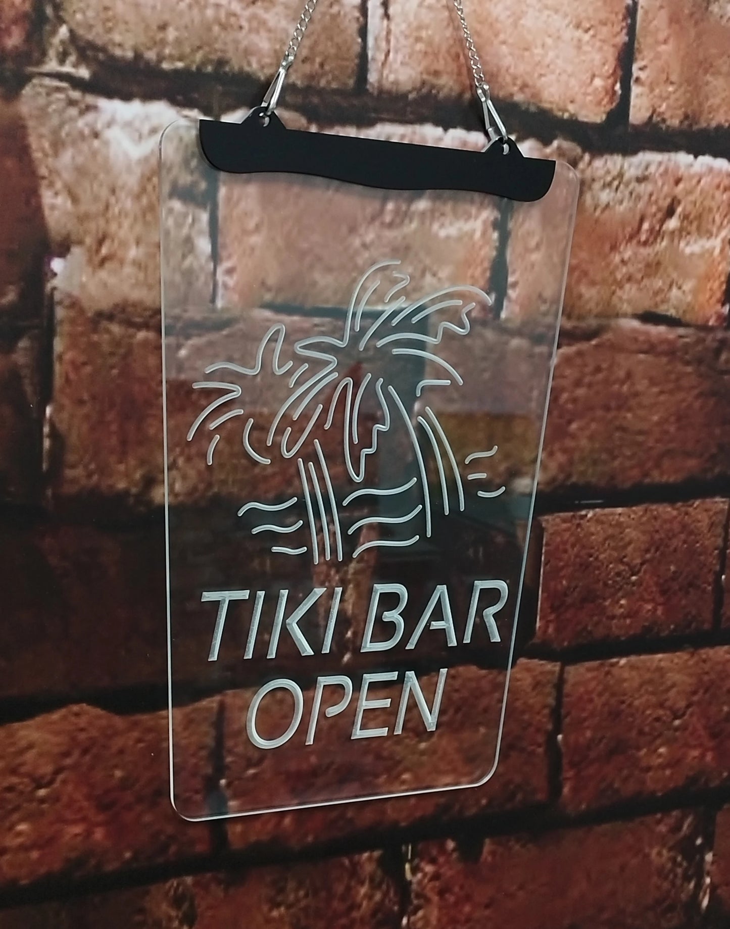 Tiki Bar Neon Sign Acrylic Wall Art by PGY for Homes